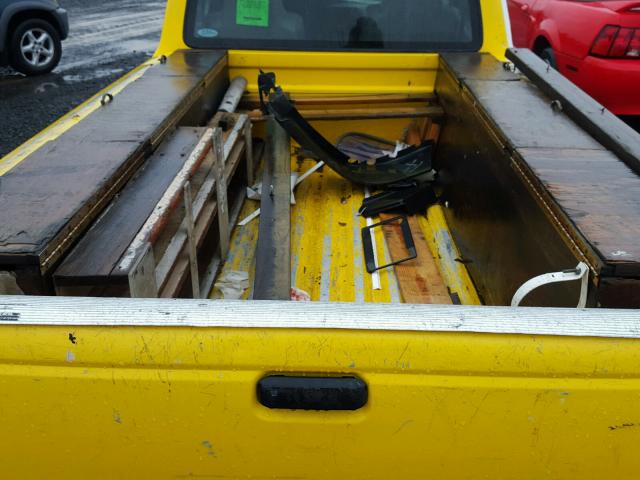 1FTYR10U34PB64325 - 2004 FORD RANGER YELLOW photo 6