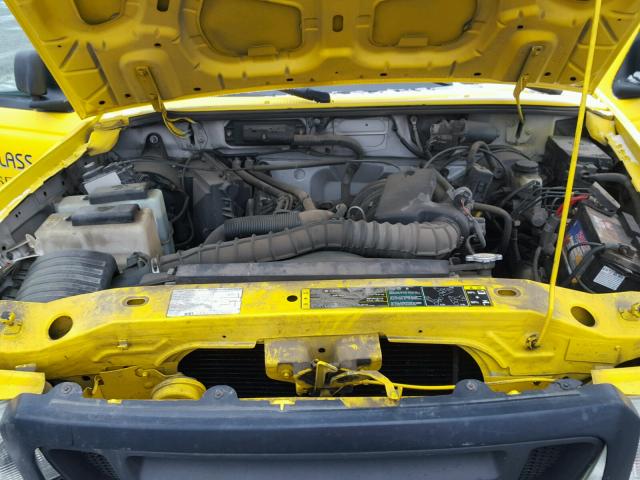 1FTYR10U34PB64325 - 2004 FORD RANGER YELLOW photo 7