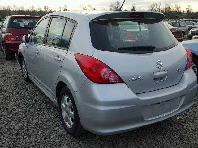 3N1BC1CP4BL446644 - 2011 NISSAN VERSA S SILVER photo 3