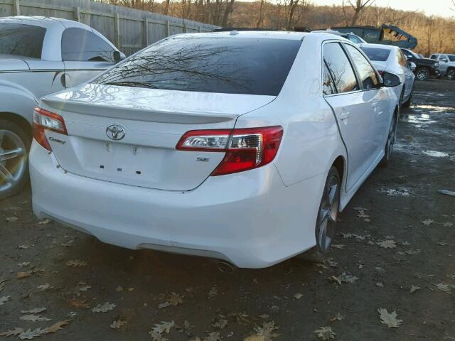 4T1BF1FK7CU630063 - 2012 TOYOTA CAMRY BASE WHITE photo 4