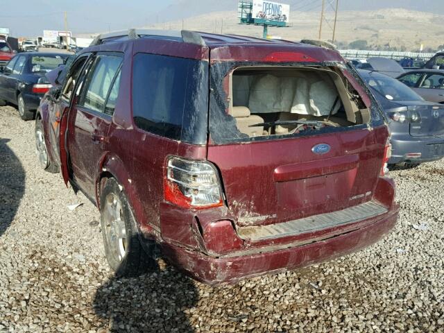 1FMDK06126GA51684 - 2006 FORD FREESTYLE RED photo 3