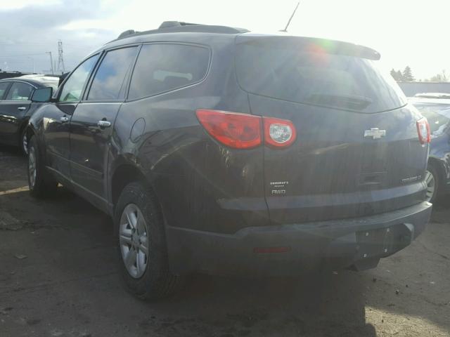 1GNLVEED1AS139557 - 2010 CHEVROLET TRAVERSE L BURGUNDY photo 3