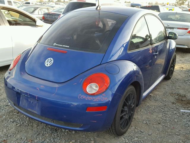 3VWRG31C17M507457 - 2007 VOLKSWAGEN NEW BEETLE BLUE photo 4