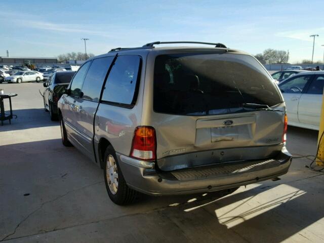 2FMDA584X1BA73715 - 2001 FORD WINDSTAR L BROWN photo 3