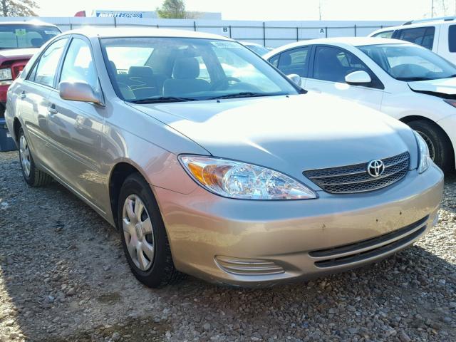 4T1BE32K12U036605 - 2002 TOYOTA CAMRY LE GOLD photo 1