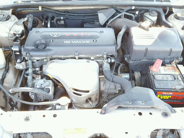 4T1BE32K12U036605 - 2002 TOYOTA CAMRY LE ოქროსფერი ფოტო 7