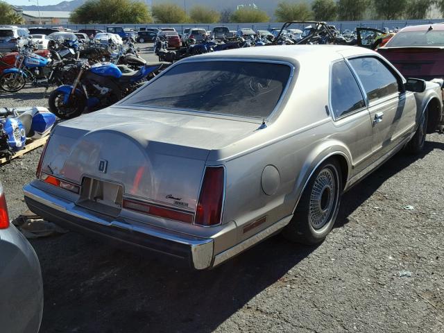 1MRBP98F7FY725829 - 1985 LINCOLN MARK VII GOLD photo 4