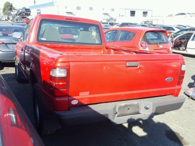 1FTYR10C81PA16173 - 2001 FORD RANGER RED photo 3