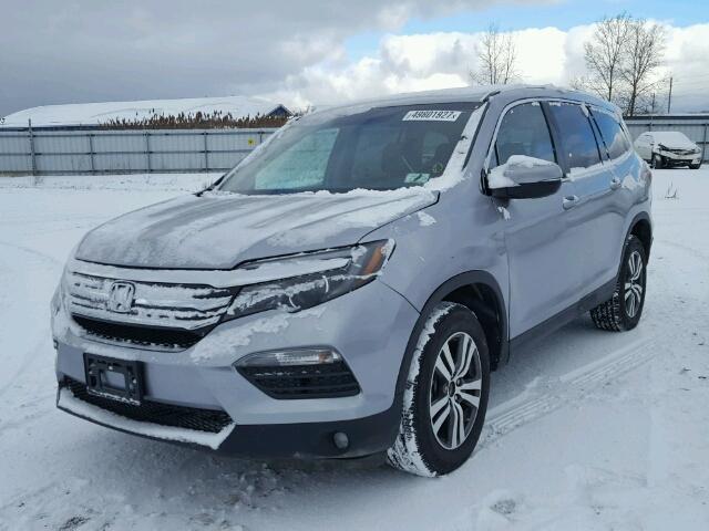 5FNYF6H52GB121368 - 2016 HONDA PILOT EXL SILVER photo 2