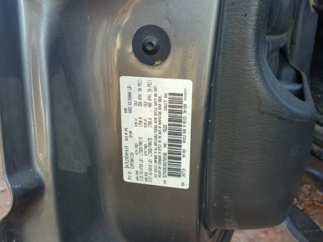 3D7KR28C05G760186 - 2005 DODGE RAM 2500 S Boz foto 10