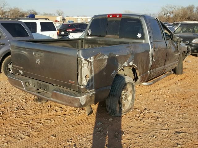 3D7KR28C05G760186 - 2005 DODGE RAM 2500 S GRAY photo 4