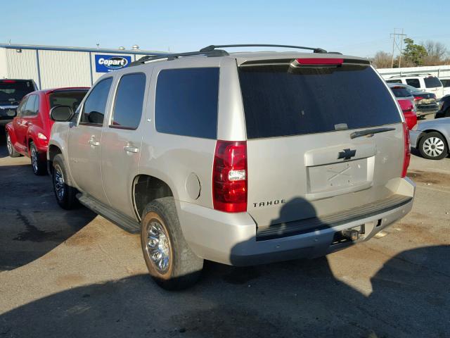 1GNFK13037R145553 - 2007 CHEVROLET TAHOE K150 TAN photo 3