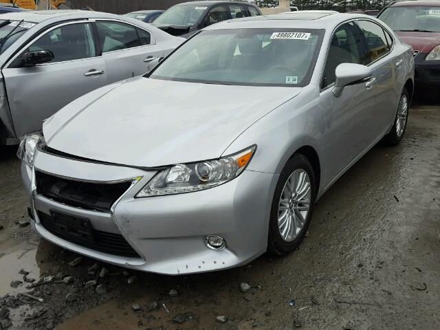 JTHBK1GG6F2177529 - 2015 LEXUS ES 350 SILVER photo 2