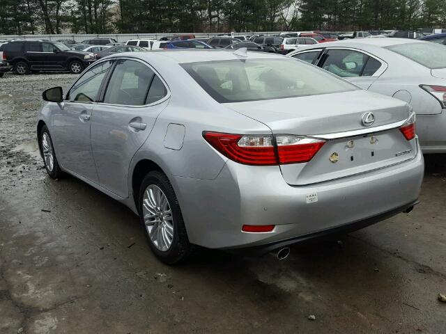 JTHBK1GG6F2177529 - 2015 LEXUS ES 350 SILVER photo 3