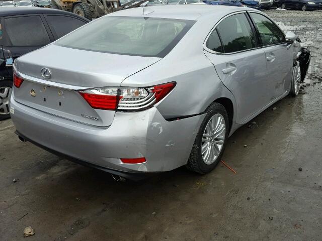 JTHBK1GG6F2177529 - 2015 LEXUS ES 350 SILVER photo 4