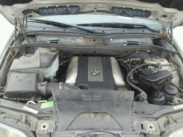 5UXFB33522LH38379 - 2002 BMW X5 4.4I SILVER photo 7