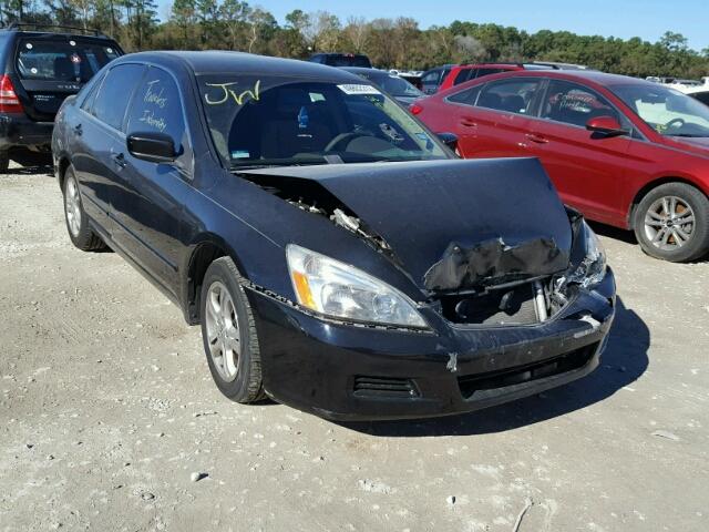 JHMCM56367C012449 - 2007 HONDA ACCORD SE BLACK photo 1