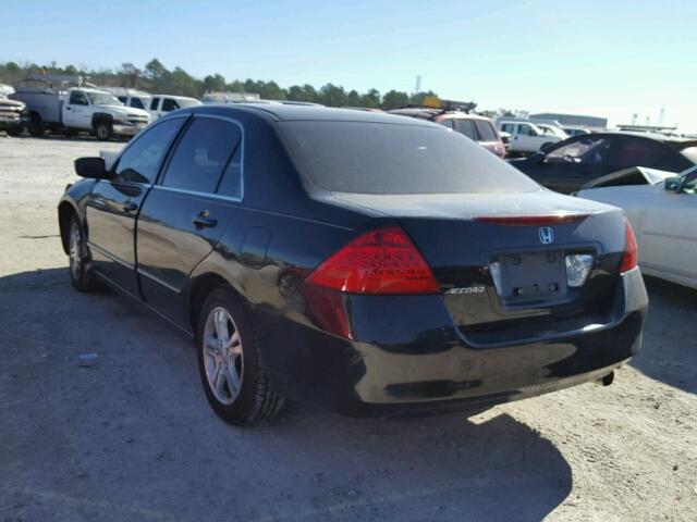 JHMCM56367C012449 - 2007 HONDA ACCORD SE BLACK photo 3