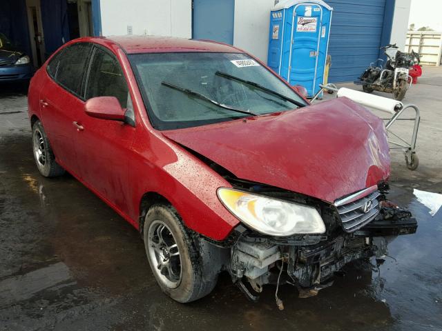 KMHDU46D48U362503 - 2008 HYUNDAI ELANTRA GL RED photo 1