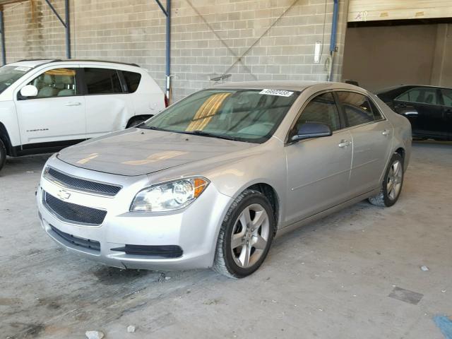 1G1ZA5EU9CF347351 - 2012 CHEVROLET MALIBU LS 银色 照片 2