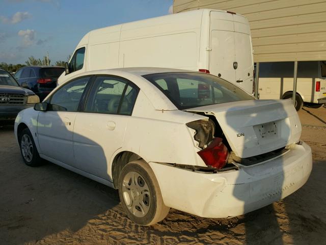 1G8AJ52F85Z180017 - 2005 SATURN ION LEVEL WHITE photo 3