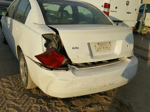 1G8AJ52F85Z180017 - 2005 SATURN ION LEVEL WHITE photo 9