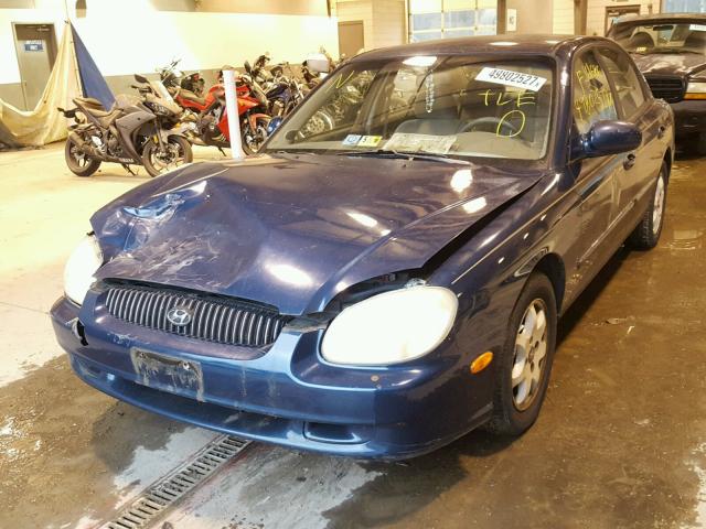 KMHWF35V61A412266 - 2001 HYUNDAI SONATA GLS BLUE photo 2