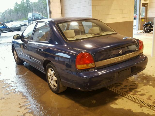 KMHWF35V61A412266 - 2001 HYUNDAI SONATA GLS BLUE photo 3