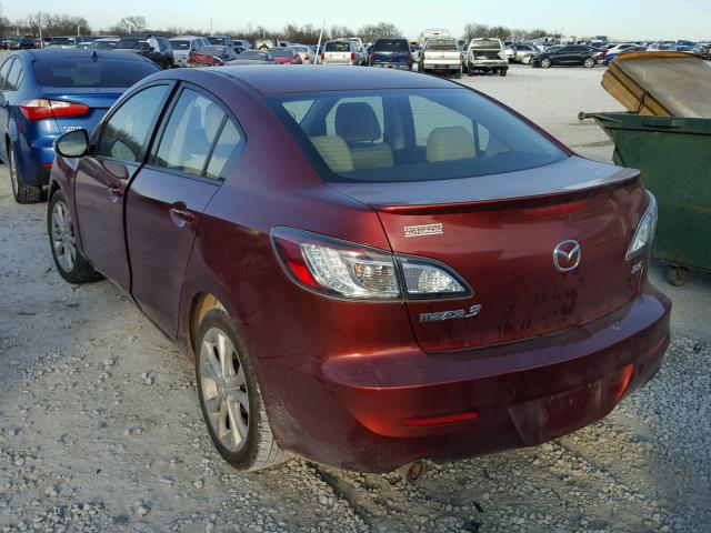 JM1BL1S53A1227998 - 2010 MAZDA 3 S RED photo 3