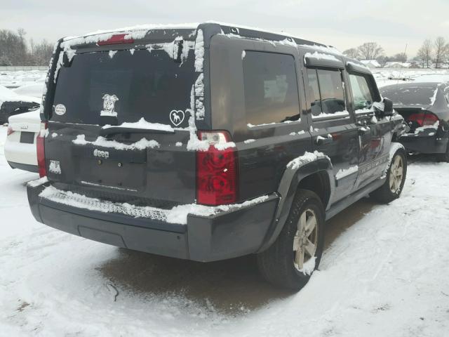 1J8HG48N76C124515 - 2006 JEEP COMMANDER GRAY photo 4