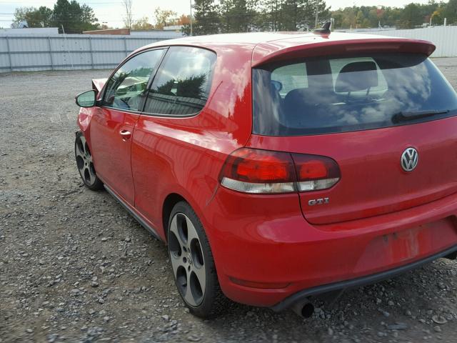 WVWED7AJ6BW287256 - 2011 VOLKSWAGEN GTI RED photo 3