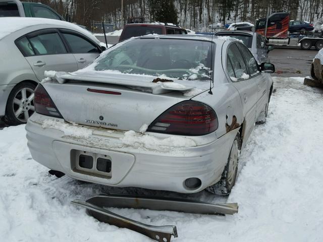 1G2NE52T51M660383 - 2001 PONTIAC GRAND AM S 银色 照片 4