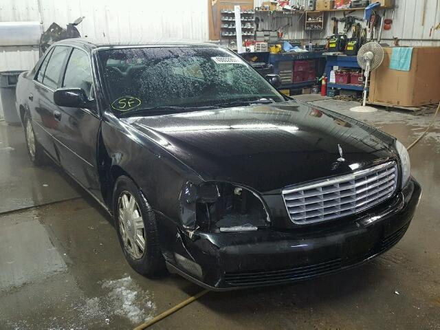 1G6KD54Y15U138305 - 2005 CADILLAC DEVILLE BLACK photo 1