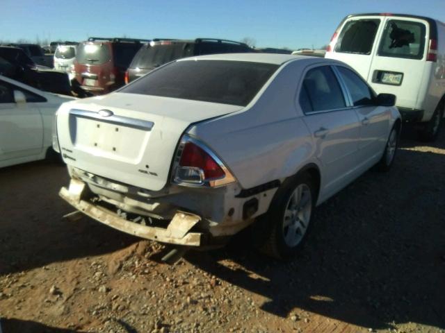 3FAHP08176R165781 - 2006 FORD FUSION SEL WHITE photo 4