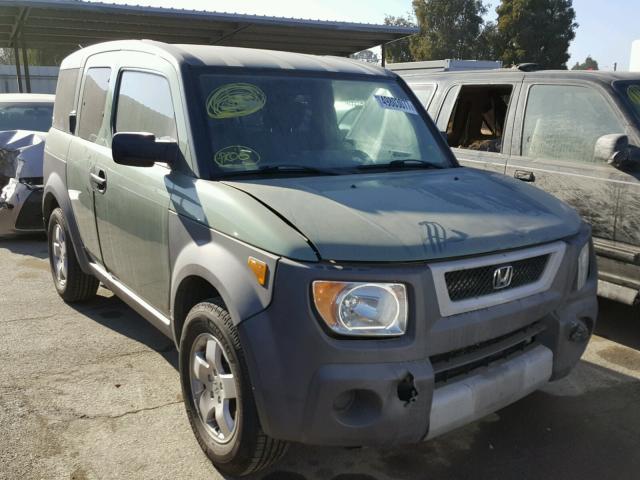 5J6YH175X4L001254 - 2004 HONDA ELEMENT EX GREEN photo 1