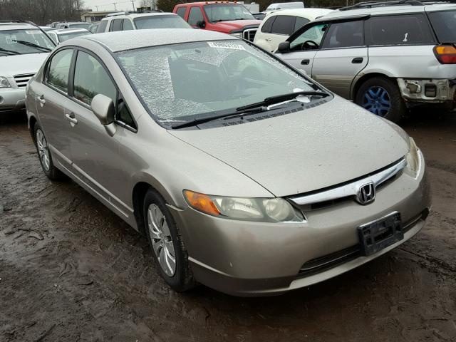 1HGFA16516L128689 - 2006 HONDA CIVIC LX GOLD photo 1