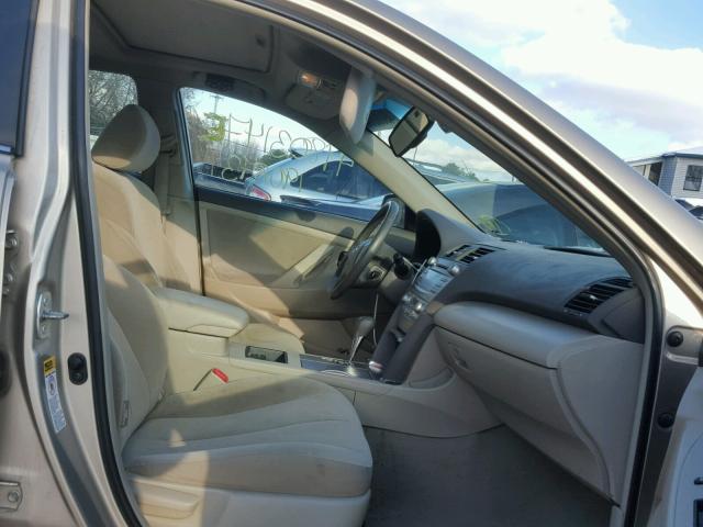 4T1BB46KX7U006373 - 2007 TOYOTA CAMRY NEW BEIGE photo 5