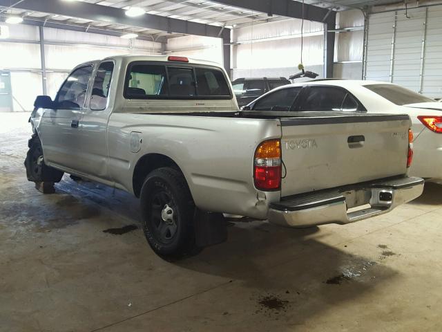 5TEVL52N11Z829311 - 2001 TOYOTA TACOMA XTR SILVER photo 3