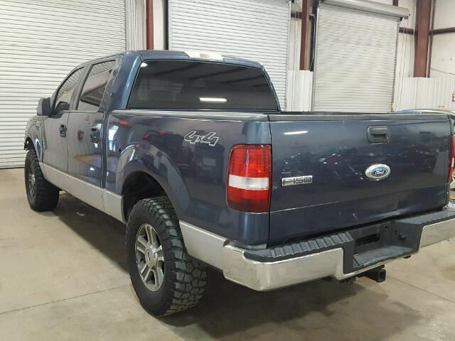 1FTPW14536FA52821 - 2006 FORD F150 SUPER BLUE photo 3