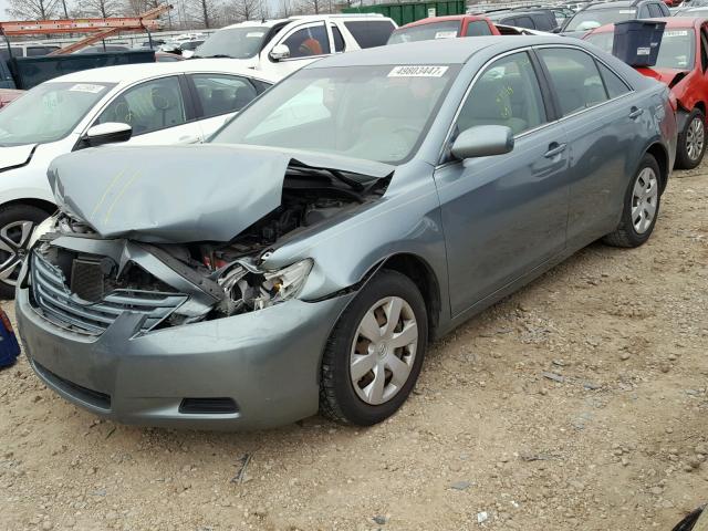 4T1BE46K78U737139 - 2008 TOYOTA CAMRY CE GREEN photo 2