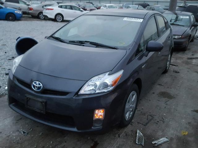 JTDKN3DU3A1302290 - 2010 TOYOTA PRIUS GRAY photo 2