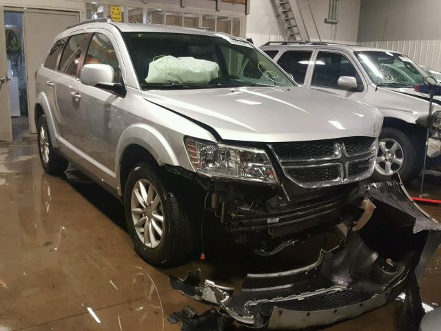 3C4PDCBG5ET188958 - 2014 DODGE JOURNEY SX SILVER photo 1