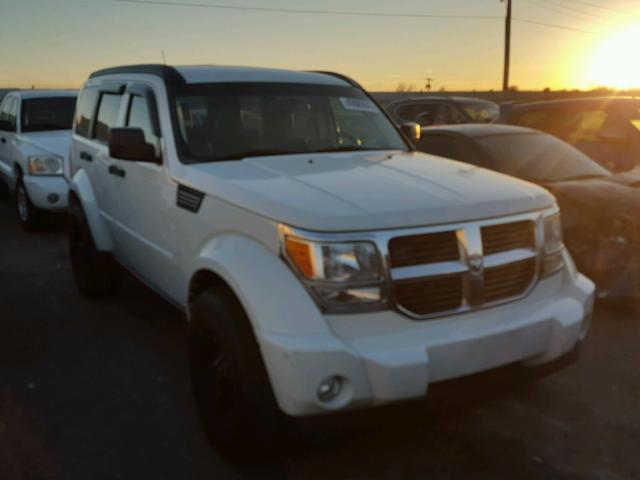 1D8GT58K78W114788 - 2008 DODGE NITRO SLT WHITE photo 1