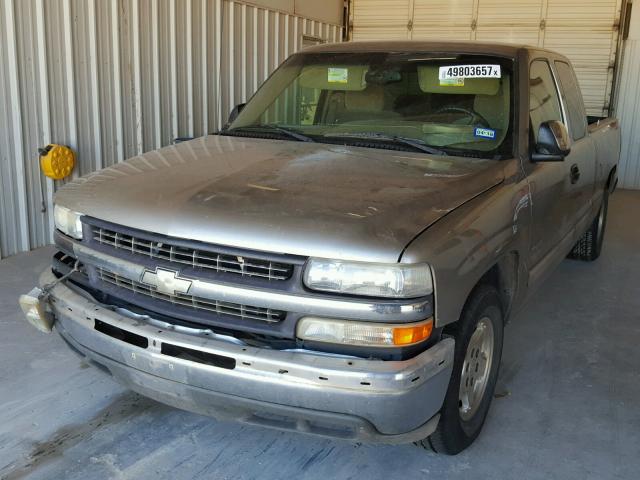 2GCEC19V421200050 - 2002 CHEVROLET SILVERADO GRAY photo 2