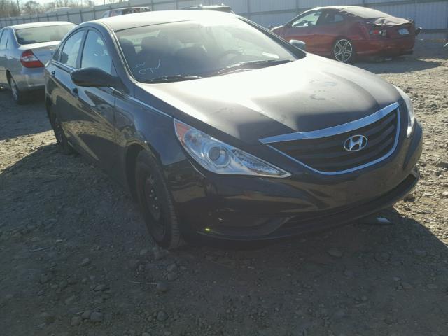 5NPEB4ACXCH350002 - 2012 HYUNDAI SONATA GLS BLACK photo 1