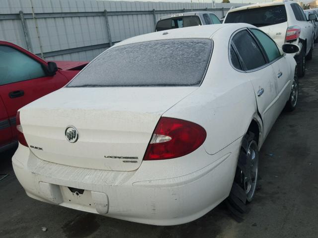 2G4WE587061188120 - 2006 BUICK LACROSSE C WHITE photo 4