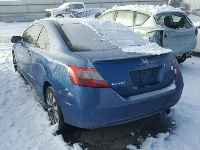 2HGFG1B87AH521343 - 2010 HONDA CIVIC EX ლურჯი ფოტო 3