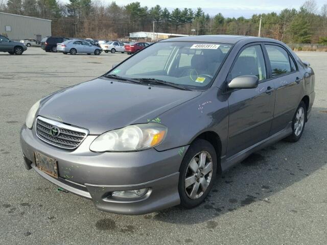 2T1BR32E97C839332 - 2007 TOYOTA COROLLA CE GRAY photo 2