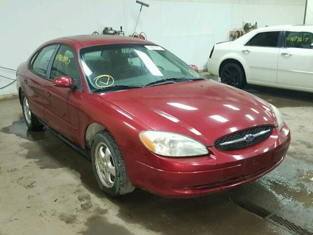 1FAFP53U31G209569 - 2001 FORD TAURUS SE RED photo 1