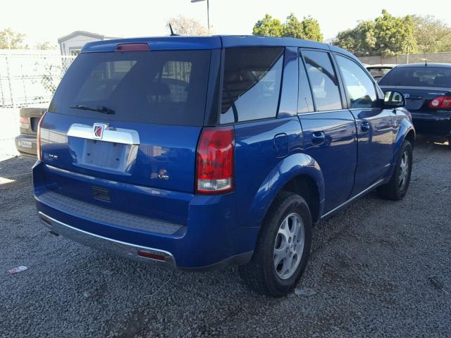 5GZCZ53466S835451 - 2006 SATURN VUE BLUE photo 4